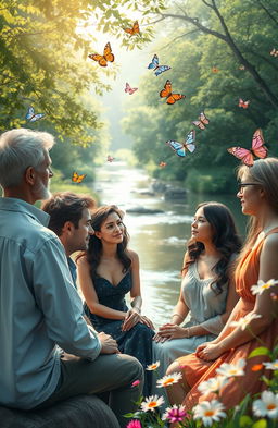 A thought-provoking and visually stunning philosophical essay on happiness and sexuality, featuring a serene, dreamy atmosphere