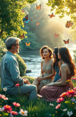 A thought-provoking and visually stunning philosophical essay on happiness and sexuality, featuring a serene, dreamy atmosphere