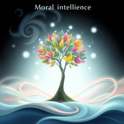 An aesthetically pleasing visual representation of moral intelligence, featuring an abstract and artistic interpretation