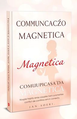 Elegant book cover for 'Comunicação Magnética: Transformando Conflitos em Conexão