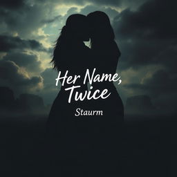 A dramatic silhouette image depicting two women hugging each other in a dark, apocalyptic world