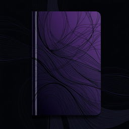 A visually striking book cover design that features an abstract composition made entirely of creative lines