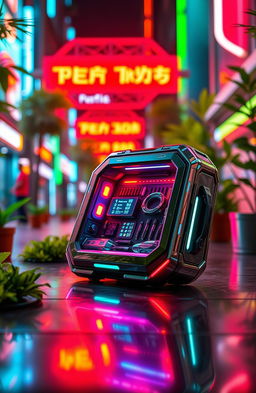 A futuristic, sleek, and compact infinity pocket passing package designed for high-tech urban explorers