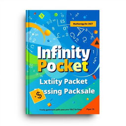 A visually appealing cover design for a mathematics book titled 'Infinity Pocket Passing Package'