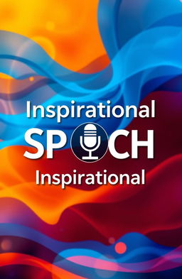 An impressive and artistic cover design for a speech text document