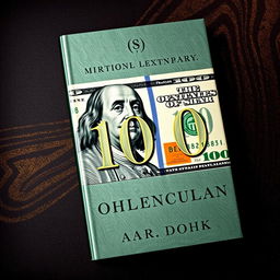 A visually striking book cover featuring a detailed and textured 100-dollar note as the central element