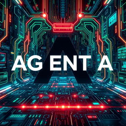 The phrase 'AGENT A' displayed in large, bold letters prominently in the foreground