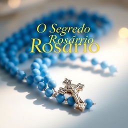 A serene and spiritual eBook cover titled 'O Segredo do Rosário'