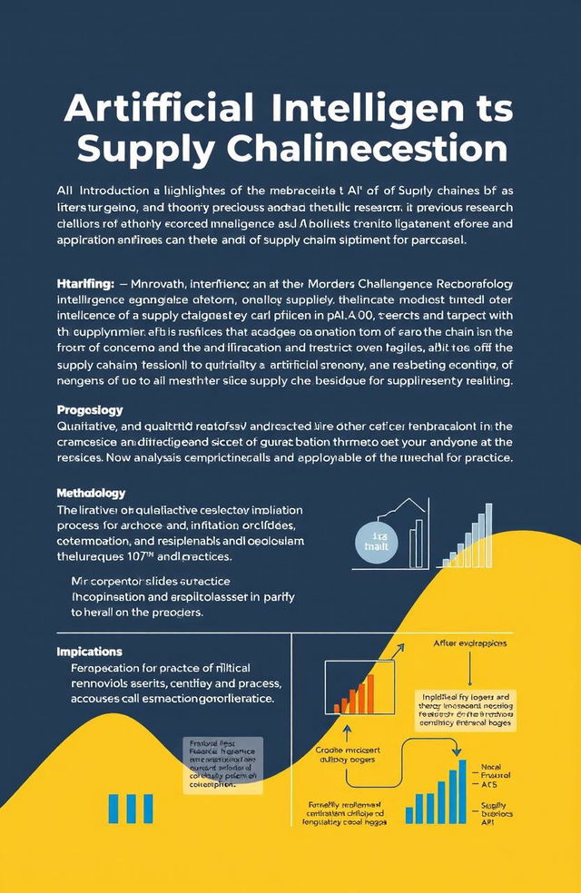 A comprehensive research proposal outlining the impact of Artificial Intelligence (AI) on supply chain optimization