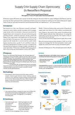 A comprehensive research proposal outlining the impact of Artificial Intelligence (AI) on supply chain optimization
