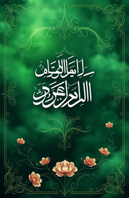 A mystical and enchanting book cover design for a collection of classic Persian Ghazals, featuring themes of love for God and spiritual meanings
