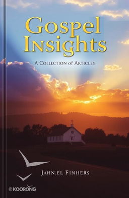 A captivating book cover for a gospel articles collection