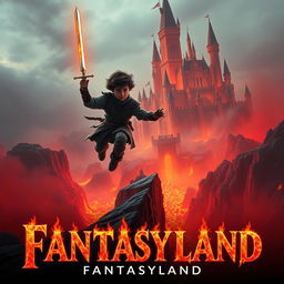 A mystical horror teaser poster for a fantasy movie set in Fantasyland