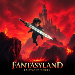 A mystical horror teaser poster for a fantasy movie set in Fantasyland