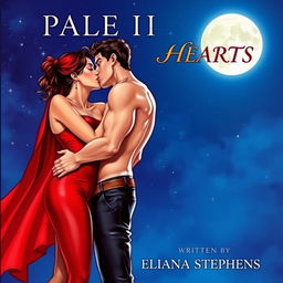 A captivating cover illustration showcasing a romantic scene between a handsome, tall vampire and a stylish girl