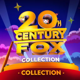 An imaginative reinterpretation of the 20th Century Fox logo, featuring whimsical characters inspired by "Enaldinho & Hi-5 Collection"