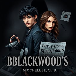 A dark and romantic cover design for 'Blackwood's' by Michelle B