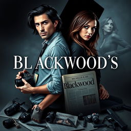 A dark and romantic cover design for 'Blackwood's' by Michelle B