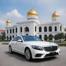 A luxurious car from Brunei Darussalam, exuding elegance and high-quality craftsmanship