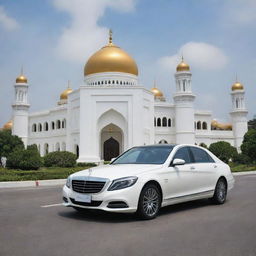 A luxurious car from Brunei Darussalam, exuding elegance and high-quality craftsmanship