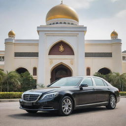 A luxurious car from Brunei Darussalam, exuding elegance and high-quality craftsmanship