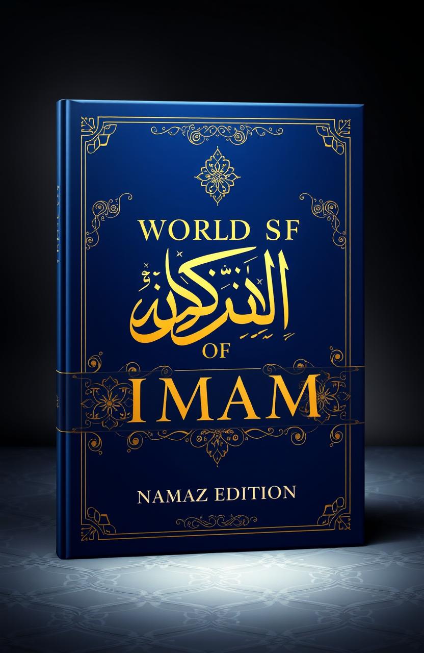 A visually striking book cover design for a book titled 'WORDS OF IMAM'