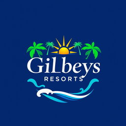 A captivating logo design for 'Gilbeys Resorts', a Philippines holiday resort