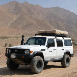 A rugged and durable Afghan off-road vehicle, designed for the diverse and challenging terrains of the country