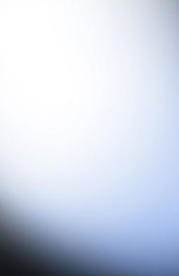 A stunning gradient background transitioning smoothly from white at the top to black at the bottom, creating a beautiful contrast that serves as a canvas for the main subject