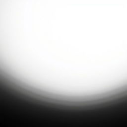 A striking gradient background transitioning seamlessly from pure white at the top to pitch black at the bottom, providing a dramatic contrast and a perfect backdrop for any subject