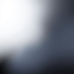 An exquisitely smooth gradient background transitioning gently from bright white at the top to deep pitch black at the bottom, showcasing a flawless blend that creates a serene and captivating atmosphere, ideal for enhancing any subject