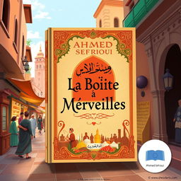A digital illustration of 'La Boîte à Merveilles' by Ahmed Sefrioui, displayed as a book cover