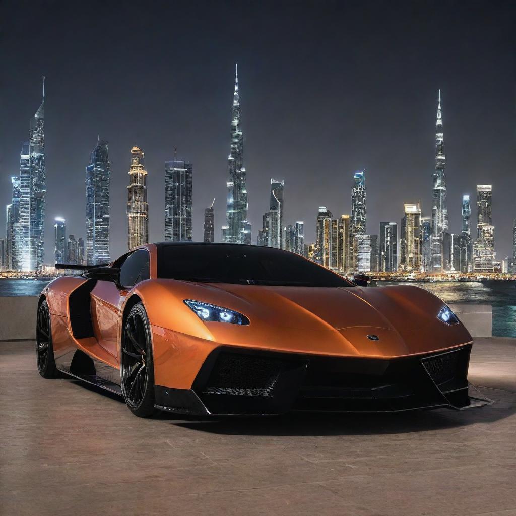 A United Arab Emirates supercar representing the epitome of luxury and top-tier technology