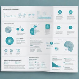 A single, detailed slide for a medical-themed PowerPoint presentation