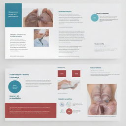 A single, detailed slide for a medical-themed PowerPoint presentation