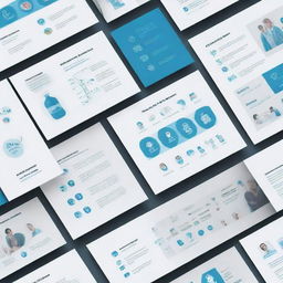 A well-designed, engaging template for a medical-themed PowerPoint presentation