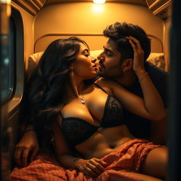 A sensual portrayal of a captivating woman resembling an actress, embodying the essence of a young Indian college girl