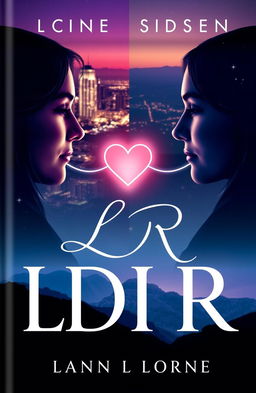 A compelling book cover design for a book titled 'LDR' (Long Distance Relationships)