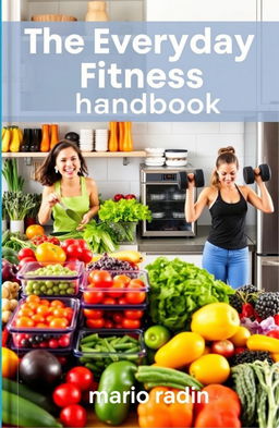 A vibrant and inviting kitchen setting filled with a variety of colorful fruits and vegetables, alongside neatly organized meal prep containers