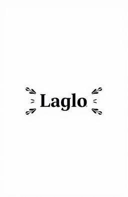 A simple yet elegant design featuring a clean white background