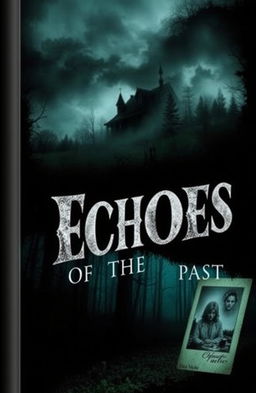 A suspenseful and mysterious book cover for a fanfiction titled "Echoes of the Past"