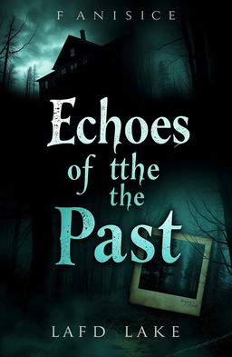 A suspenseful and mysterious book cover for a fanfiction titled "Echoes of the Past"