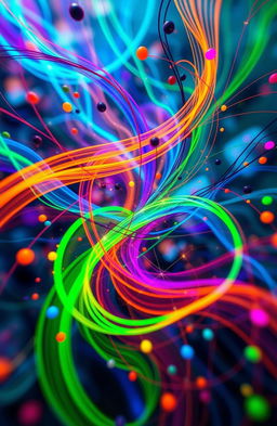 An abstract representation of micro-shifts, showcasing intricate patterns and dynamic movements that symbolize subtle changes and transformations