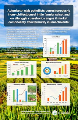 An academic conference presentation slide analyzing the market potential schemes for agricultural and non-agricultural sectors in enhancing the welfare of rural farmer households in Konawe District