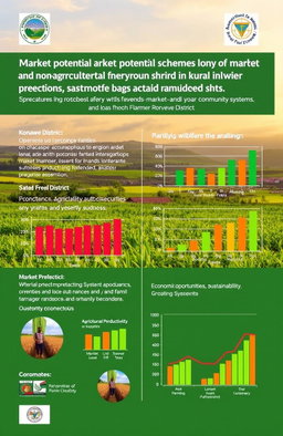 An academic conference presentation slide analyzing the market potential schemes for agricultural and non-agricultural sectors in enhancing the welfare of rural farmer households in Konawe District