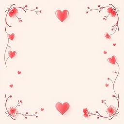 A captivating poster featuring a soft color palette with romantic shades of pinks, reds, and whites, establishing a tender mood