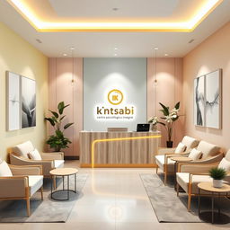 A sophisticated and serene psychological counseling office designed for adults, named 'Centro Psicológico Integral Kintsabi
