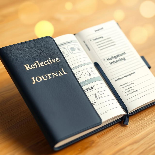 A reflective journal for Human Resource Management, featuring a sleek, modern design