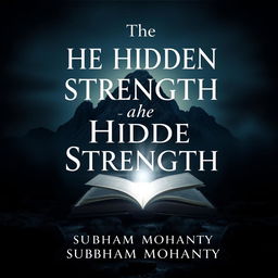 A captivating book cover design for 'The Hidden Strength' by Subham Mohanty