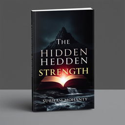 A captivating book cover design for 'The Hidden Strength' by Subham Mohanty